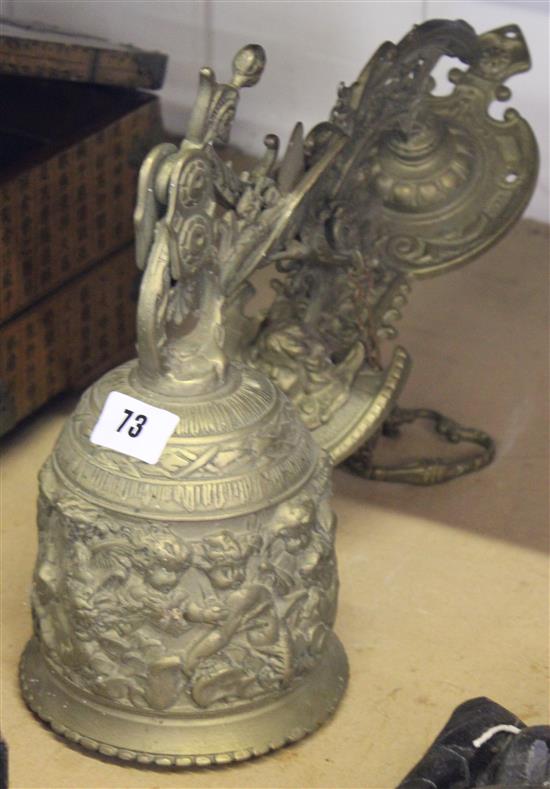 Wall mounted bell